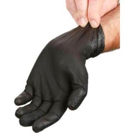 SEIDMAN ASSOCIATES Industrial Grade Nitrile Gloves, Powder-Free, Black, X-Large, 100/Box, GNPR-XL-1-K GNPR-XL-1-K